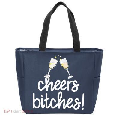 Cheers Bitches Funny New Year's Eve Tote Bag