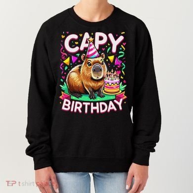 Capy Birthday Funny Capybara Birthday Women's Sweatshirt