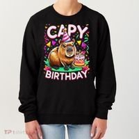 Capy Birthday Funny Capybara Birthday Women's Sweatshirt thumb 0
