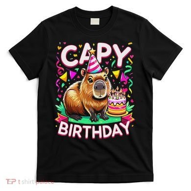 Capy Birthday Funny Capybara Birthday T-Shirt