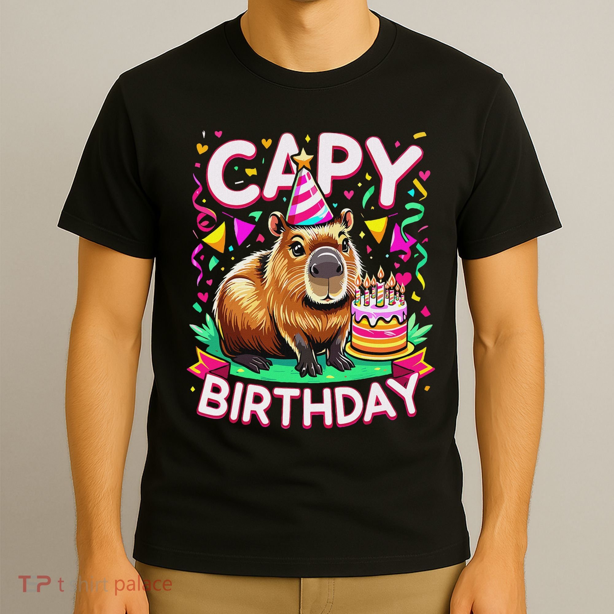 Capy Birthday Funny Capybara Birthday T-Shirt