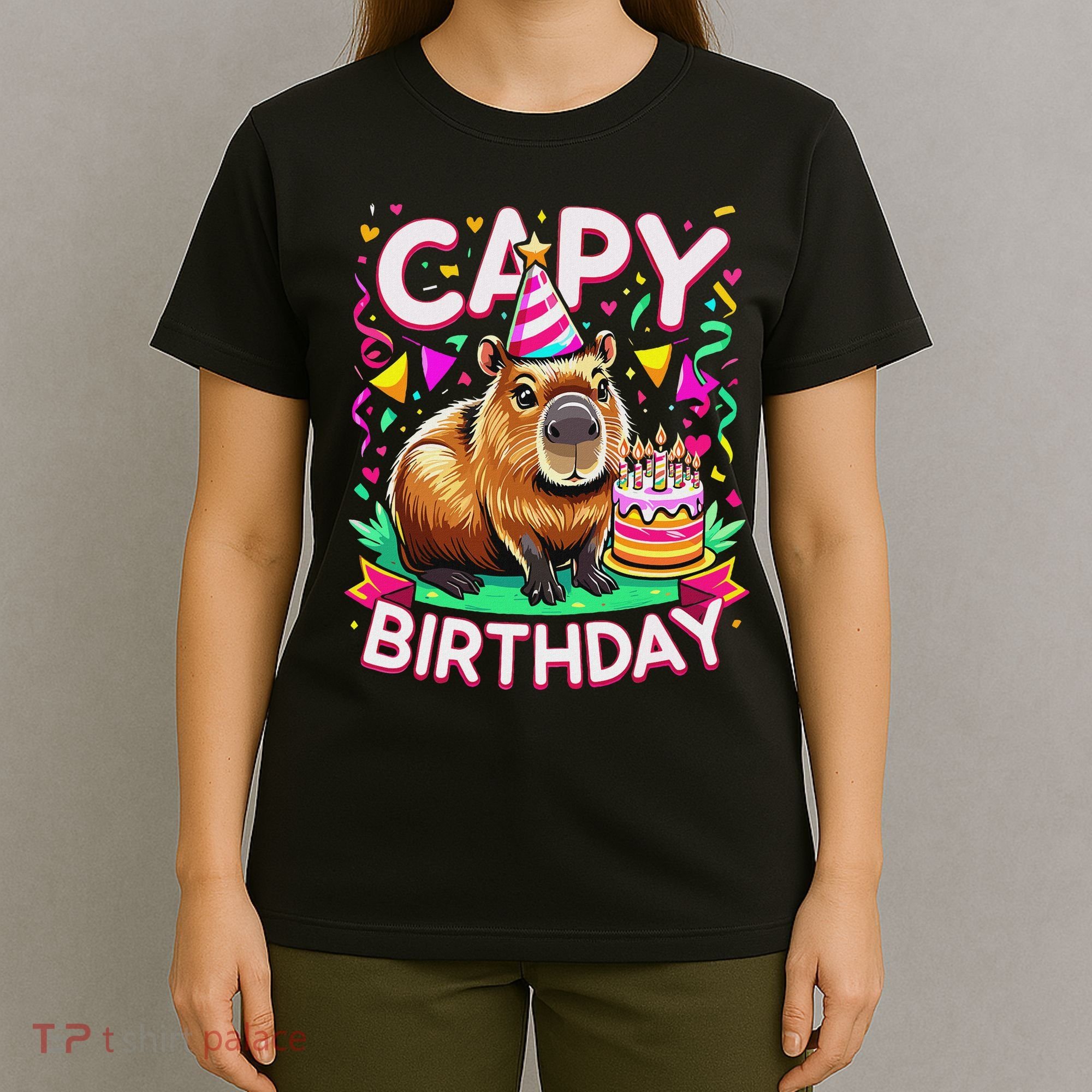 Capy Birthday Funny Capybara Birthday T-Shirt