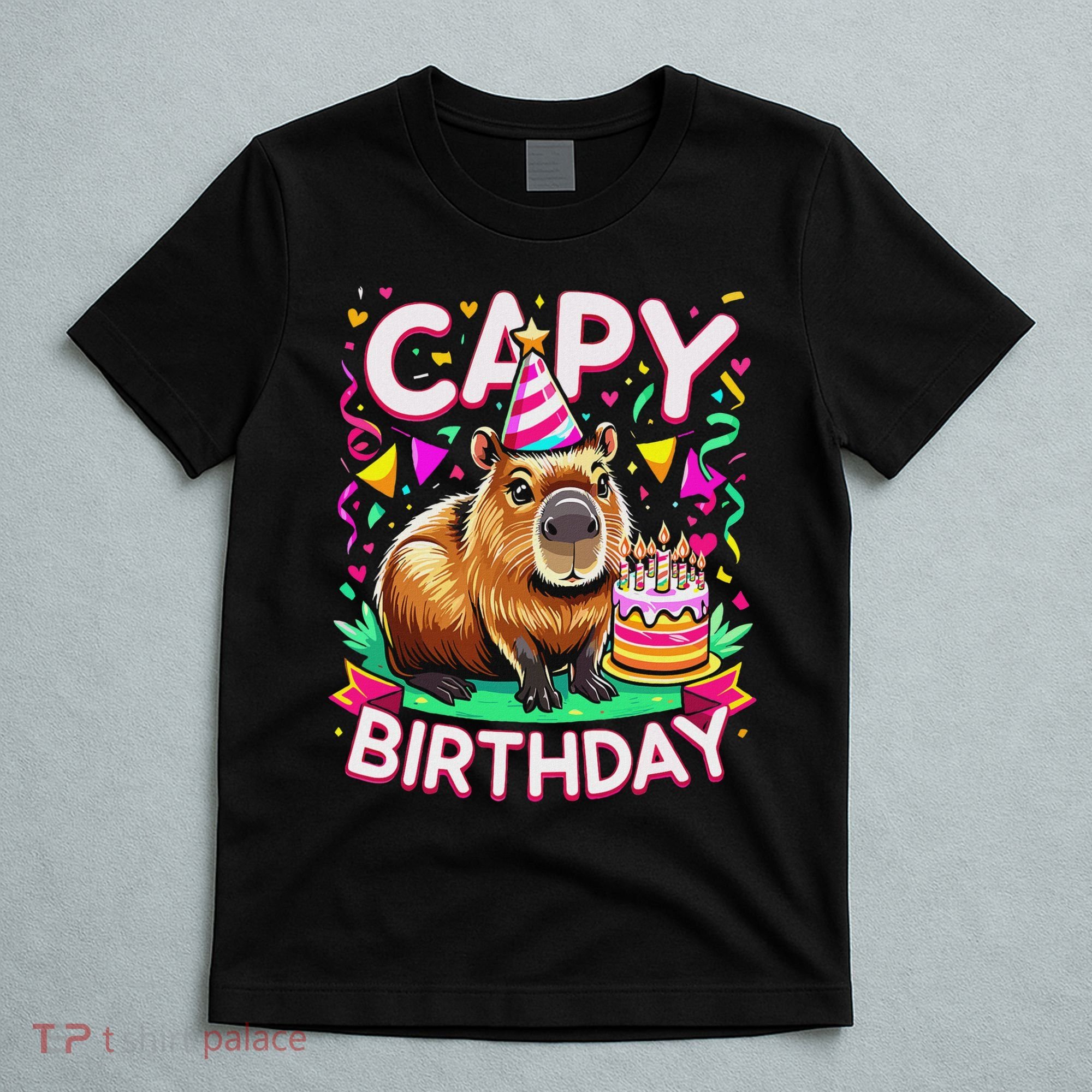 Capy Birthday Funny Capybara Birthday T-Shirt