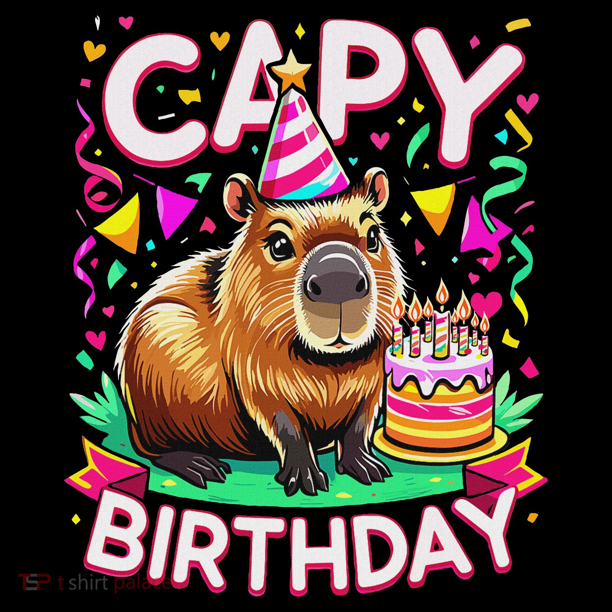 Capy Birthday Funny Capybara Birthday Women's Hoodie
