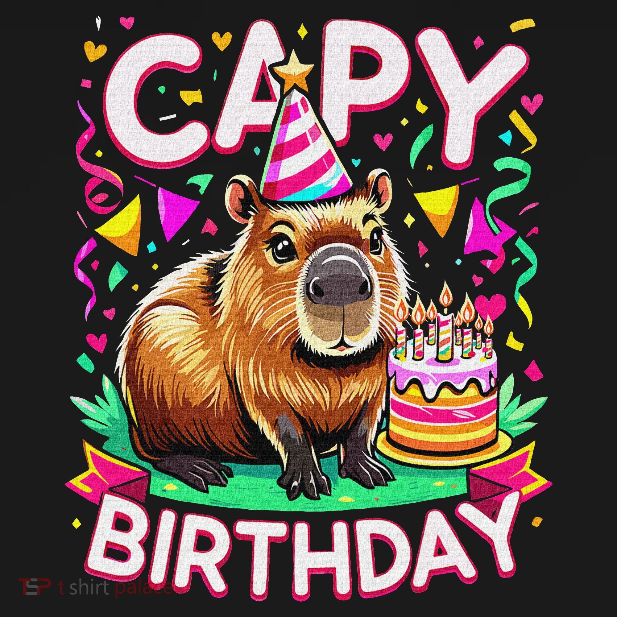 Capy Birthday Funny Capybara Birthday Ornament