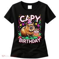 Capy Birthday Funny Capybara Birthday Women's T-Shirt thumb 0