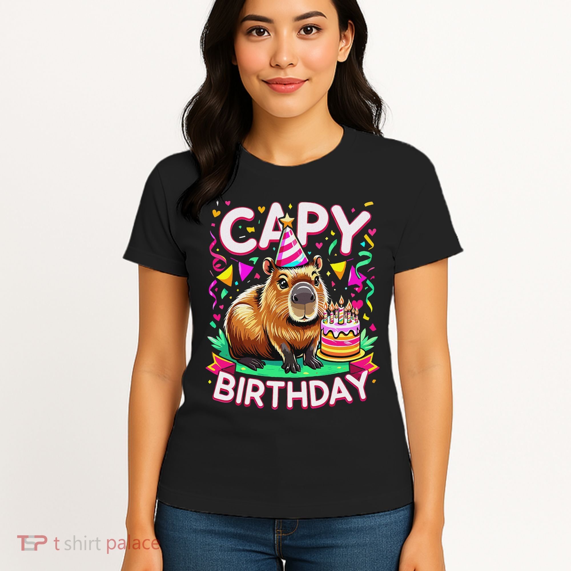Capy Birthday Funny Capybara Birthday Women's T-Shirt