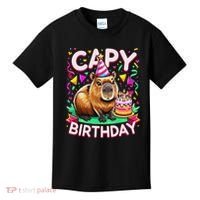 Capy Birthday Funny Capybara Birthday Kids T-Shirt thumb 0
