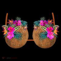 Coconut Bra Funny Bra Bra Long Sleeve Shirt thumb 2