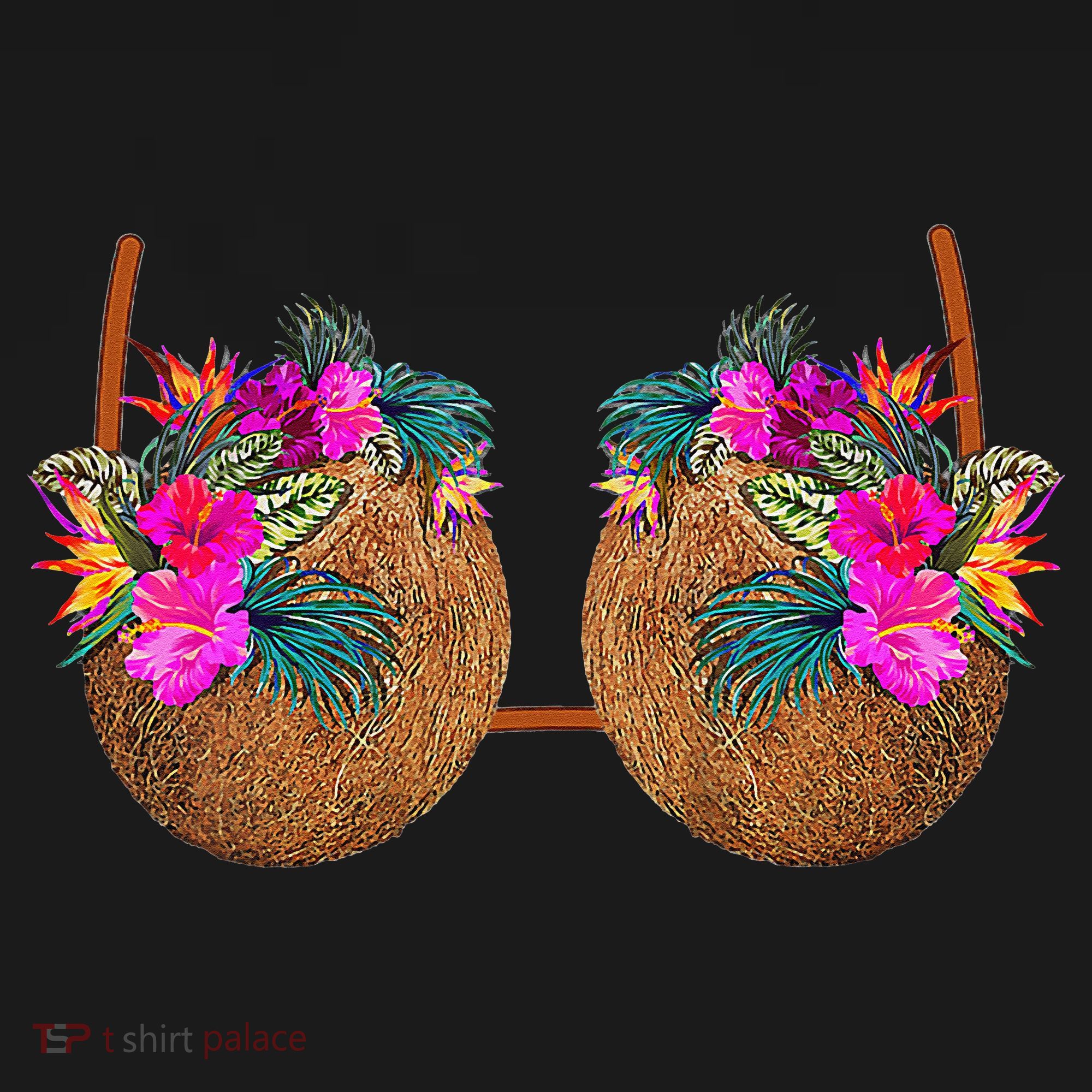 Coconut Bra Funny Bra Bra Button