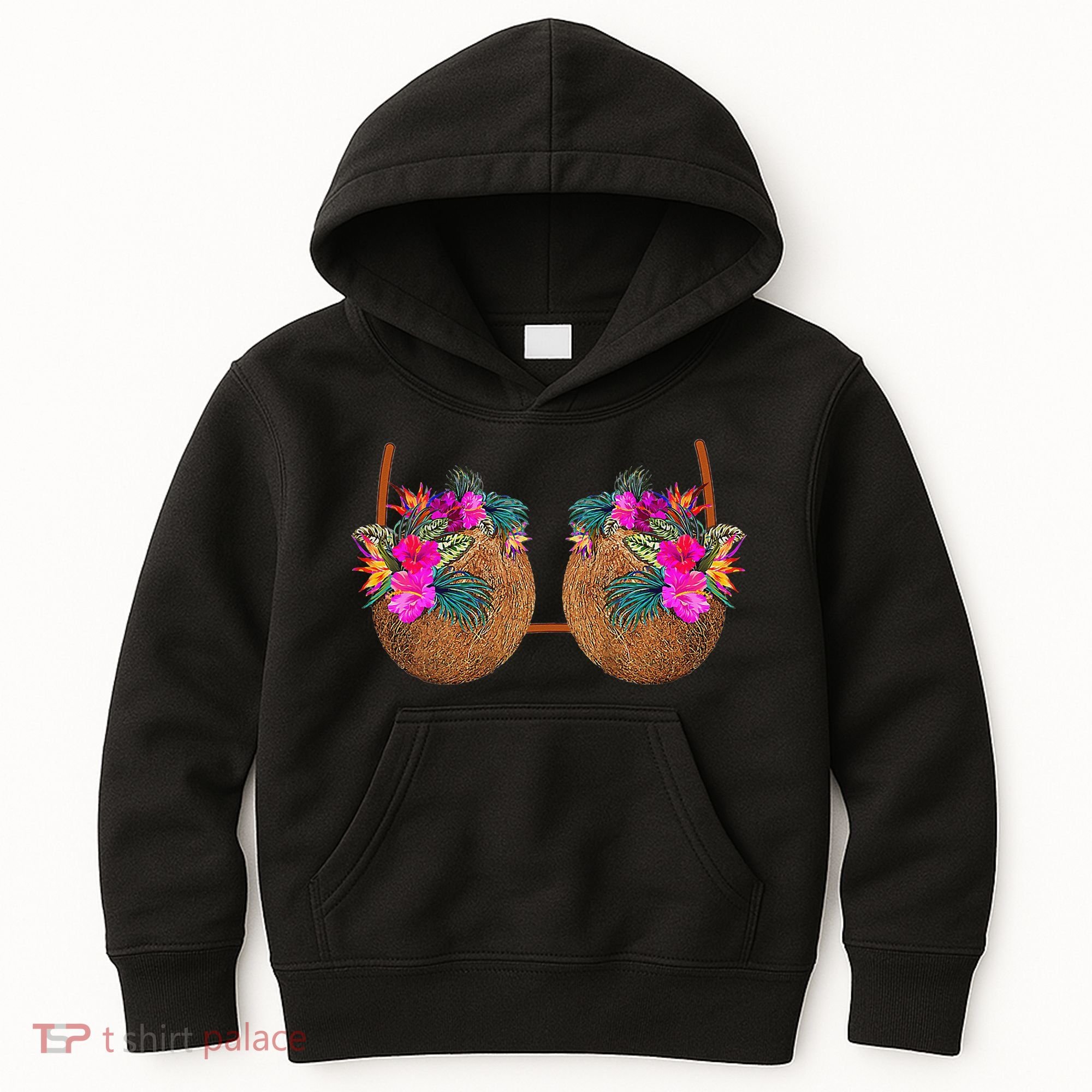 Coconut Bra Funny Bra Bra Kids Hoodie