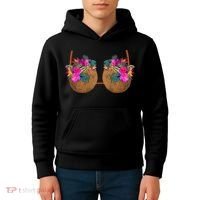 Coconut Bra Funny Bra Bra Kids Hoodie thumb 4