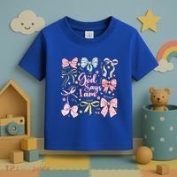 Coquette Bow God Says I Am Valentine Christian Grunge Cool Gift Toddler T-Shirt thumb 3