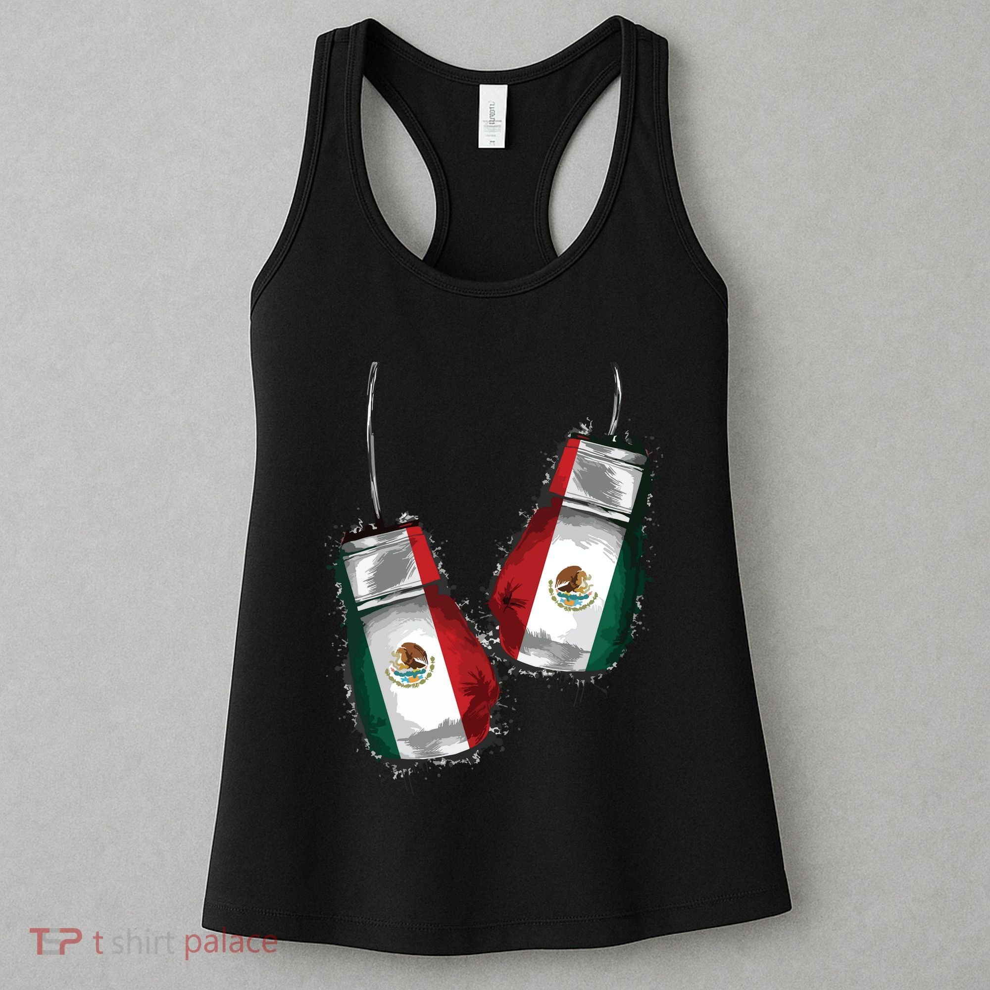 Chicano Boxers Gear Fans Mexican Flag Gloves Mexico Boxing Women's Tank Top