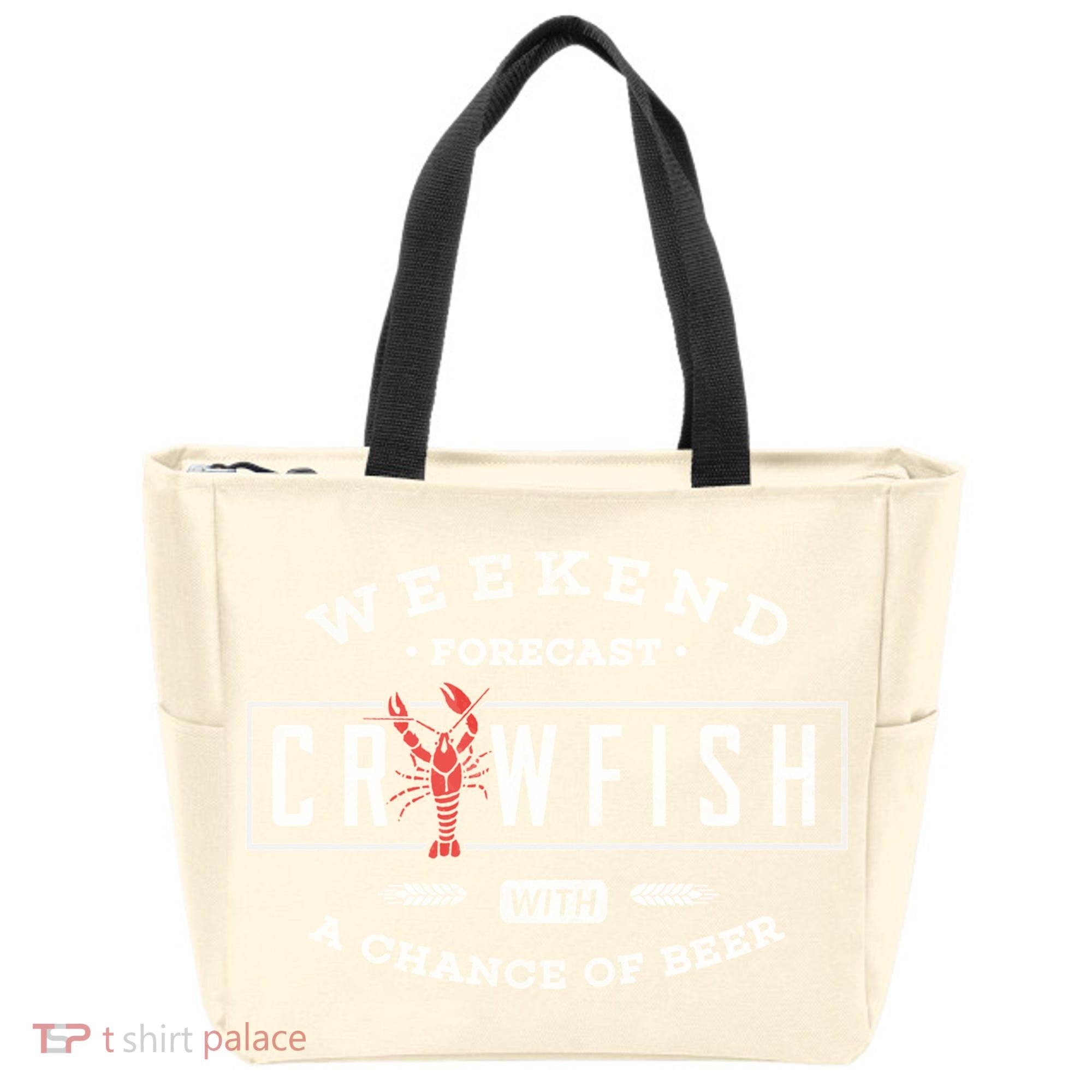 Crawfish Boil Gift Weekend Forecast Cajun And Beer Party Meaningful Gift Tote Bag