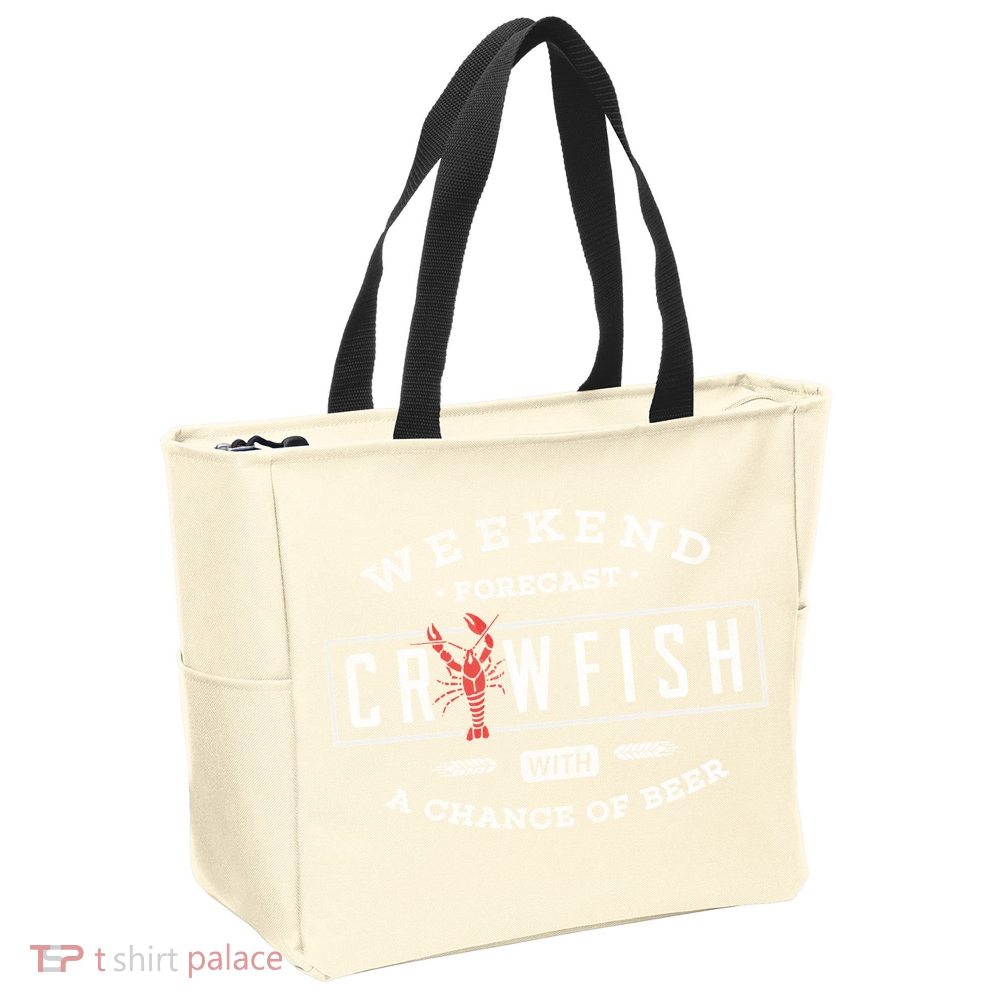Crawfish Boil Gift Weekend Forecast Cajun And Beer Party Meaningful Gift Tote Bag