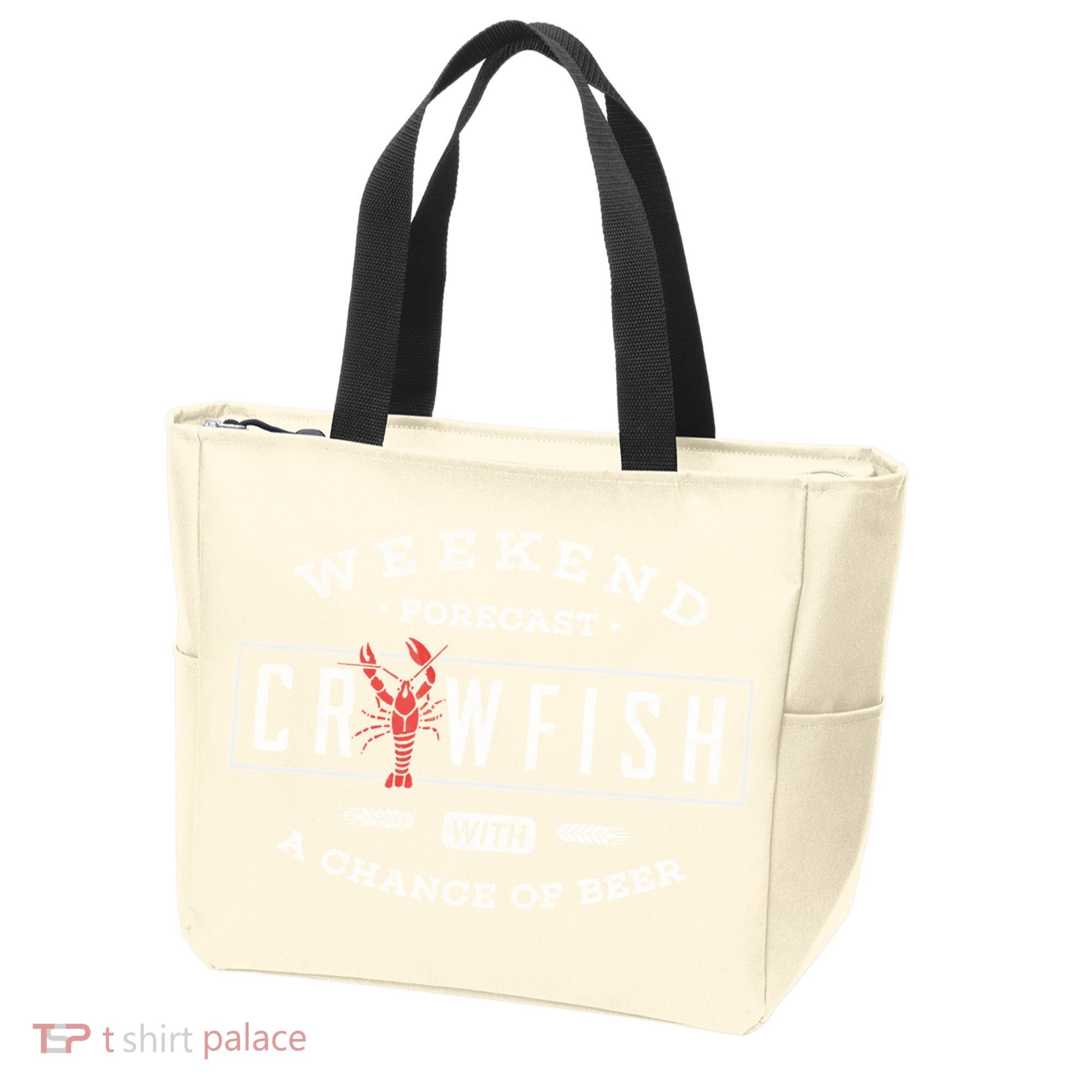 Crawfish Boil Gift Weekend Forecast Cajun And Beer Party Meaningful Gift Tote Bag