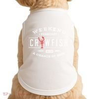 Crawfish Boil Gift Weekend Forecast Cajun And Beer Party Meaningful Gift Doggie Tank thumb 0
