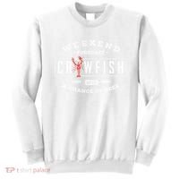 Crawfish Boil Gift Weekend Forecast Cajun And Beer Party Meaningful Gift Sweatshirt thumb 0