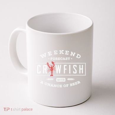 Crawfish Boil Gift Weekend Forecast Cajun And Beer Party Meaningful Gift Coffee Mug