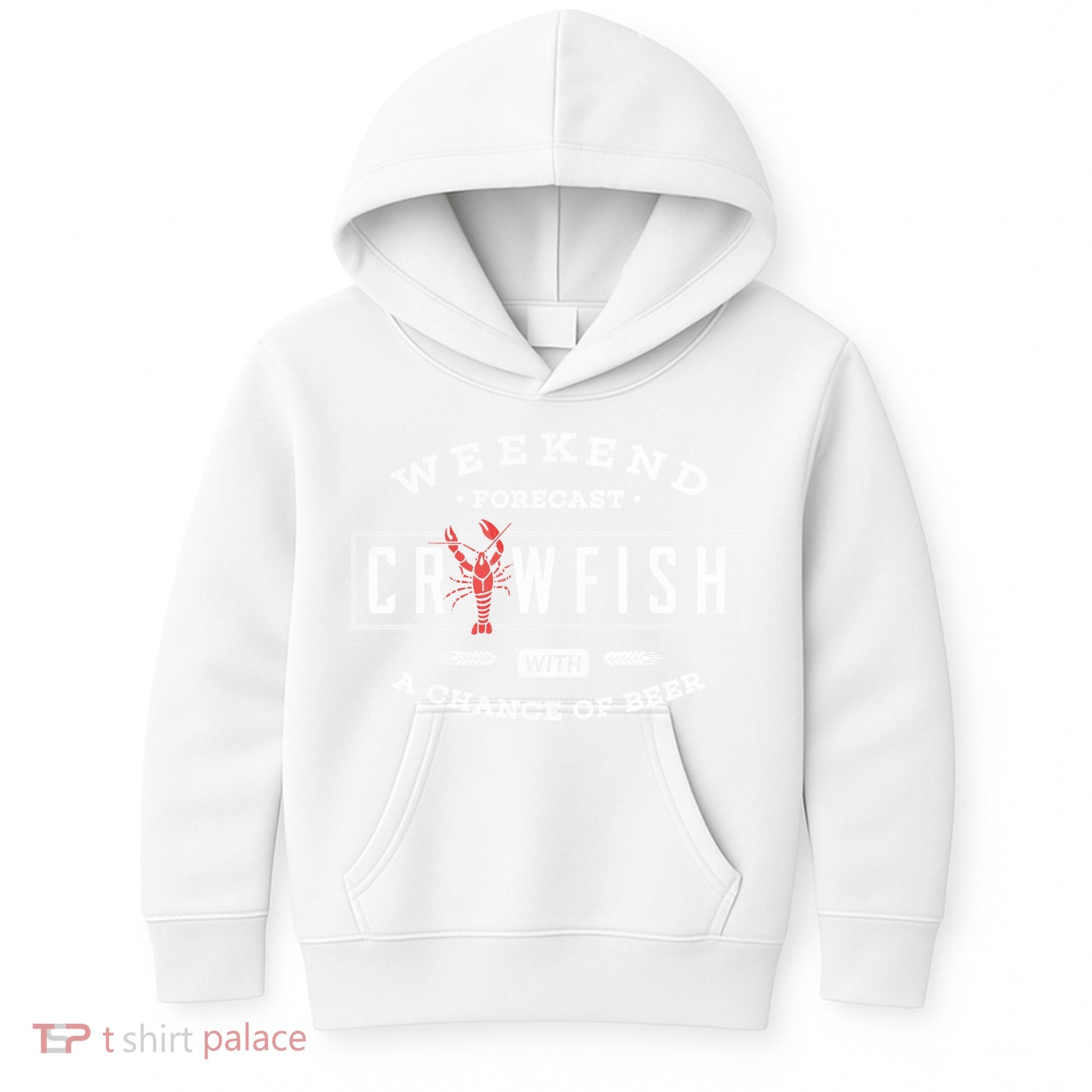 Crawfish Boil Gift Weekend Forecast Cajun And Beer Party Meaningful Gift Kids Hoodie