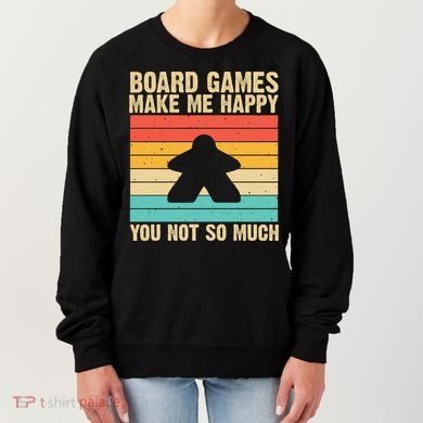 Cool Board Games Meeple Gaming Nerd Game Night Cool Gift Women's Sweatshirt