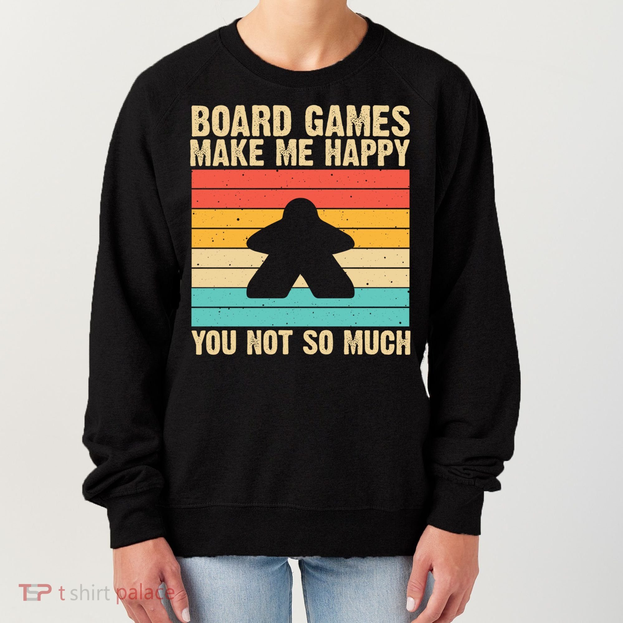 Cool Board Games Meeple Gaming Nerd Game Night Cool Gift Women's Sweatshirt