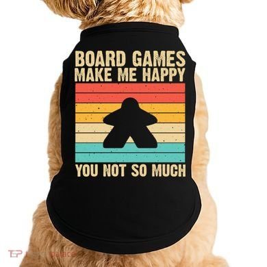 Cool Board Games Meeple Gaming Nerd Game Night Cool Gift Doggie Tank