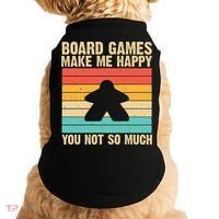 Cool Board Games Meeple Gaming Nerd Game Night Cool Gift Doggie Tank thumb 0
