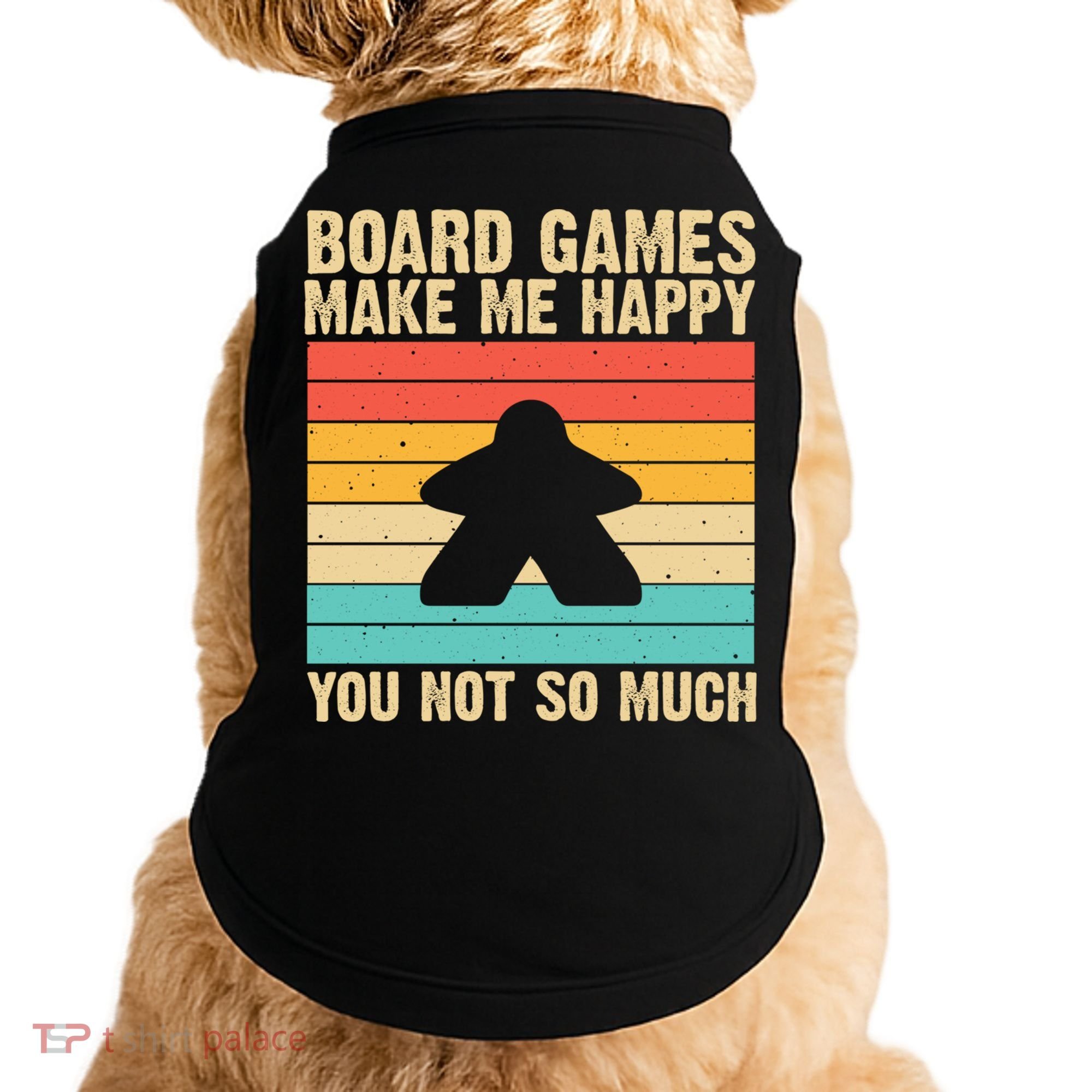 Cool Board Games Meeple Gaming Nerd Game Night Cool Gift Doggie Tank