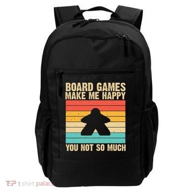 Cool Board Games Meeple Gaming Nerd Game Night Cool Gift Backpack