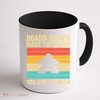 Cool Board Games Meeple Gaming Nerd Game Night Cool Gift Coffee Mug thumb 1