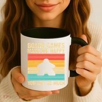 Cool Board Games Meeple Gaming Nerd Game Night Cool Gift Coffee Mug thumb 3