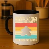 Cool Board Games Meeple Gaming Nerd Game Night Cool Gift Coffee Mug thumb 4