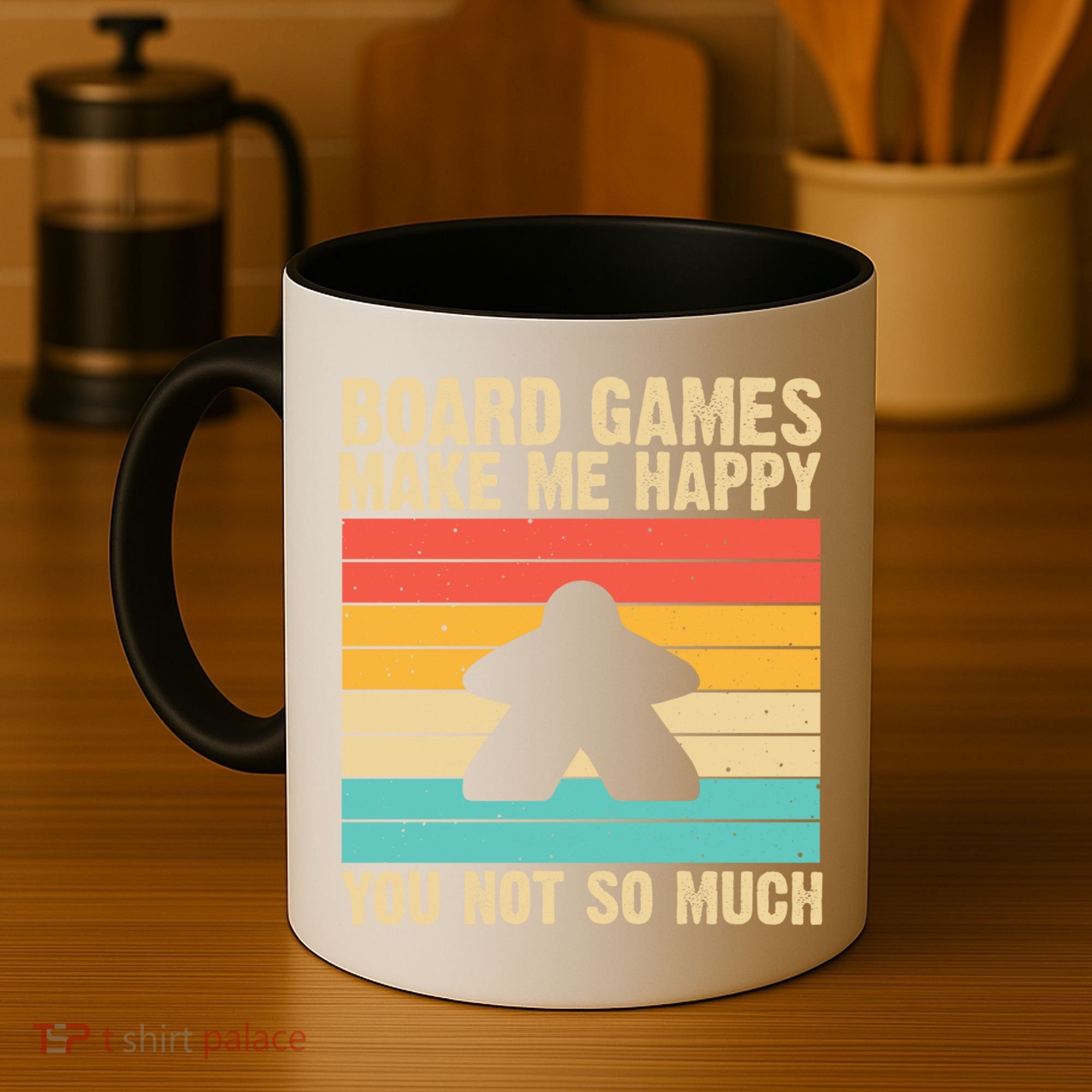 Cool Board Games Meeple Gaming Nerd Game Night Cool Gift Coffee Mug