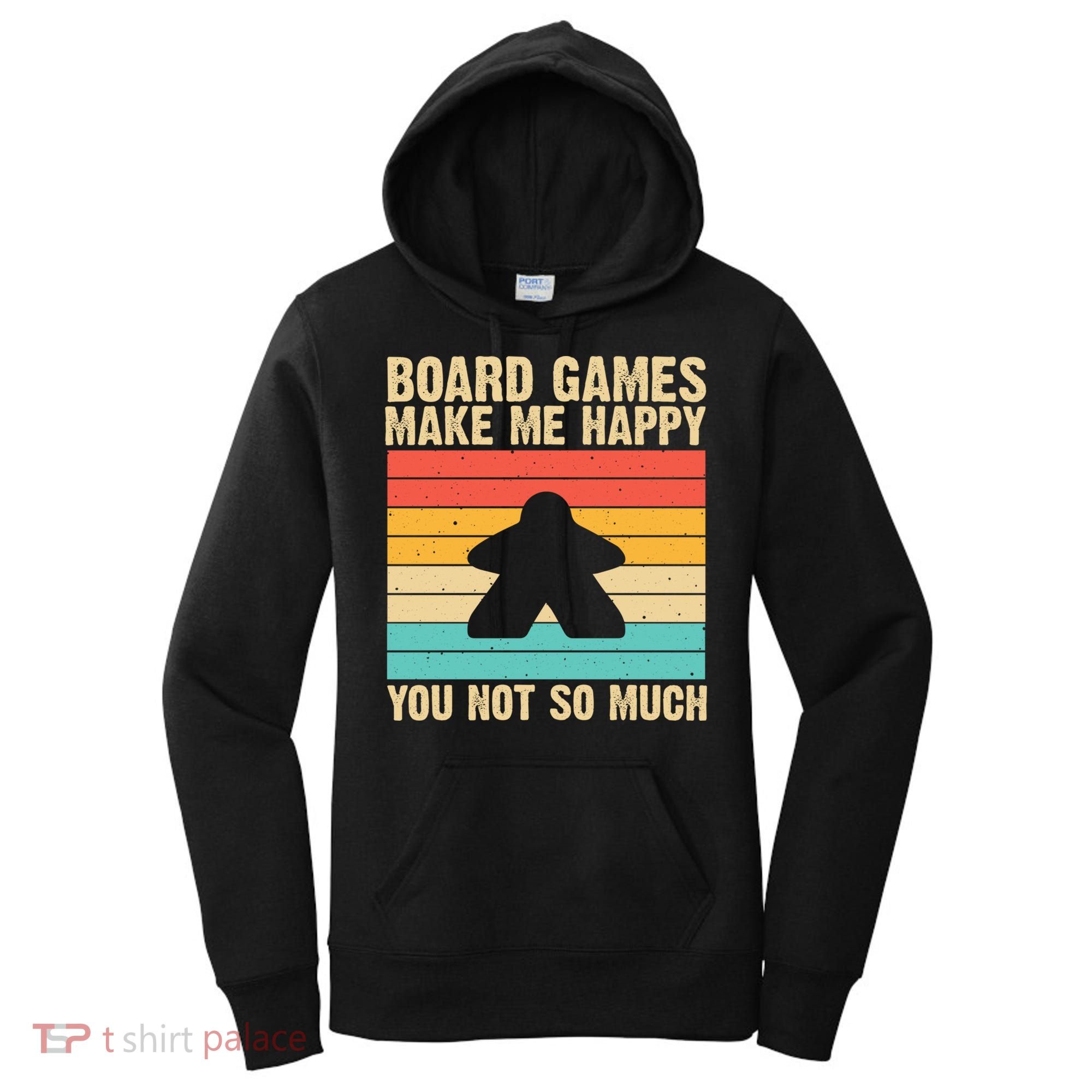 Cool Board Games Meeple Gaming Nerd Game Night Cool Gift Women's Hoodie