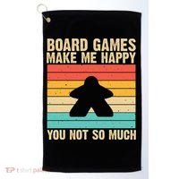 Cool Board Games Meeple Gaming Nerd Game Night Cool Gift Golf Towel thumb 0