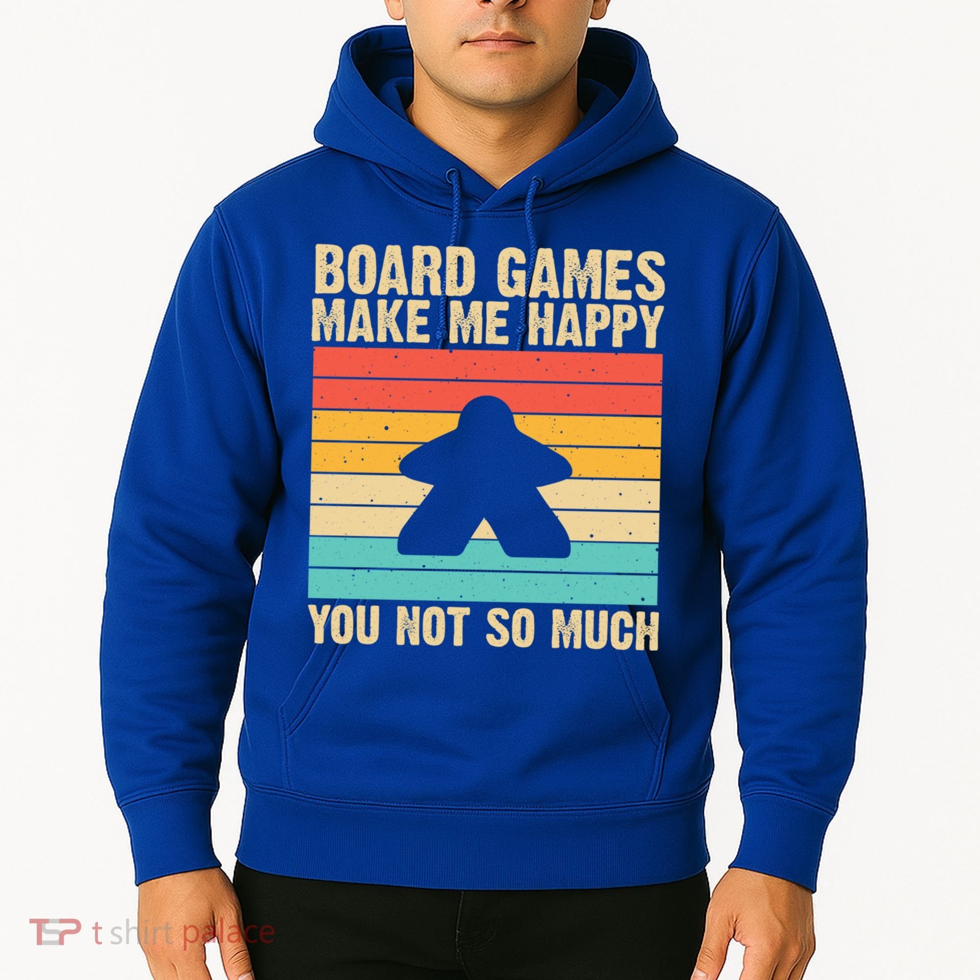 Cool Board Games Meeple Gaming Nerd Game Night Cool Gift Hoodie