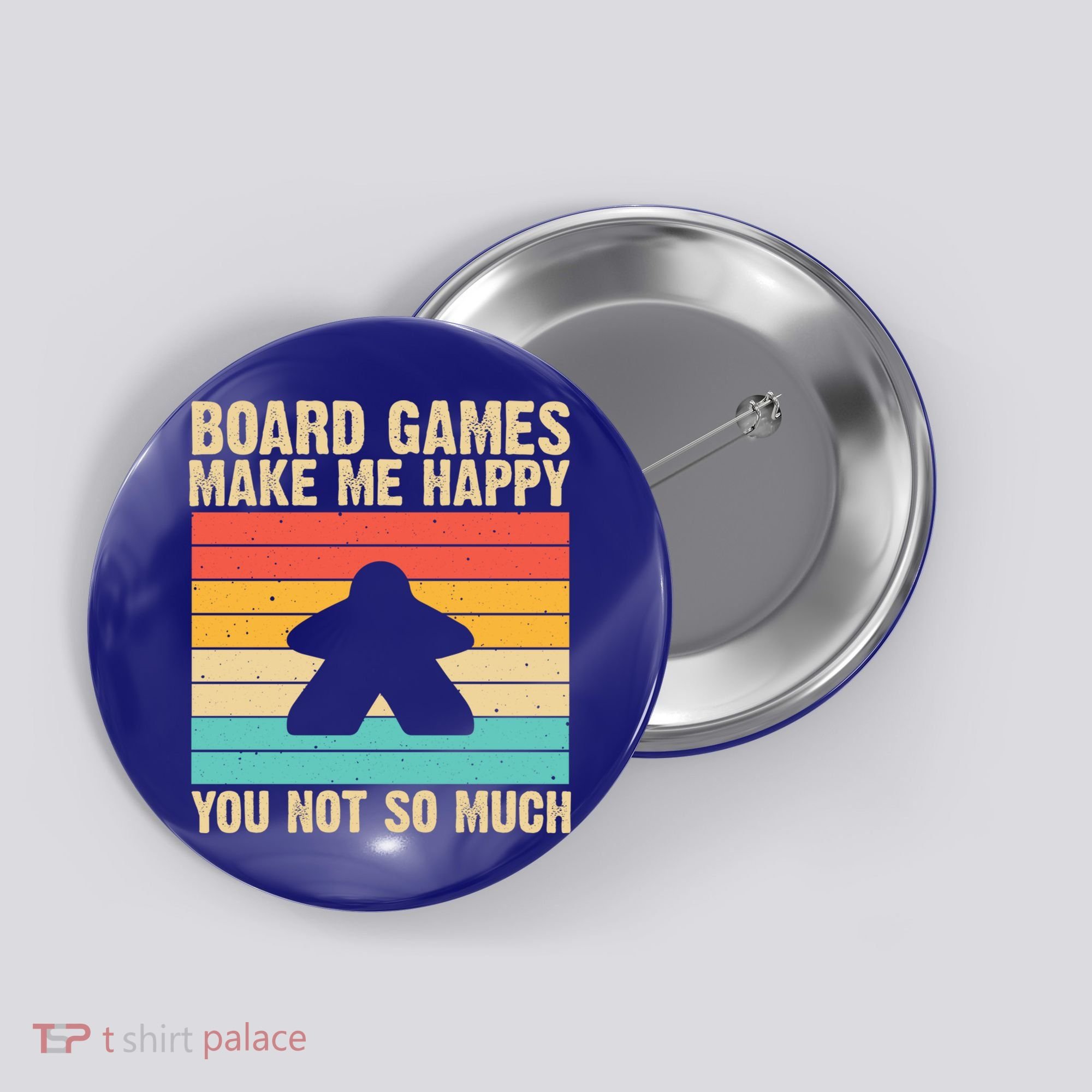 Cool Board Games Meeple Gaming Nerd Game Night Cool Gift Button