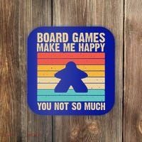 Cool Board Games Meeple Gaming Nerd Game Night Cool Gift Coaster thumb 0