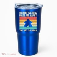 Cool Board Games Meeple Gaming Nerd Game Night Cool Gift Tumbler thumb 0