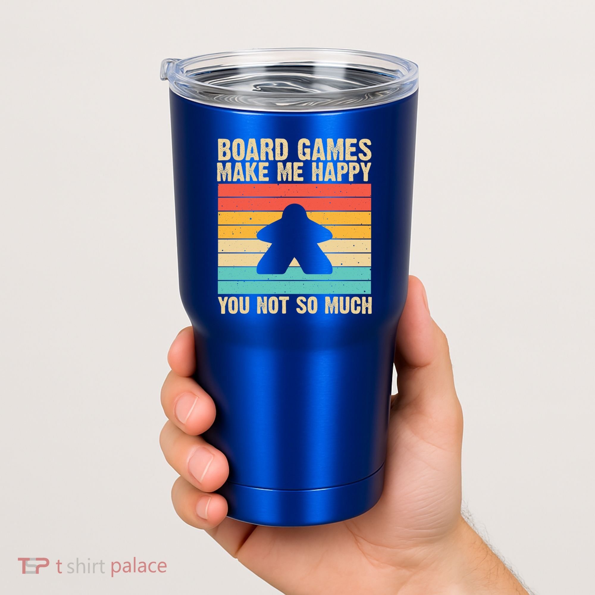 Cool Board Games Meeple Gaming Nerd Game Night Cool Gift Tumbler