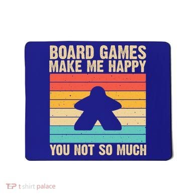 Cool Board Games Meeple Gaming Nerd Game Night Cool Gift Mousepad