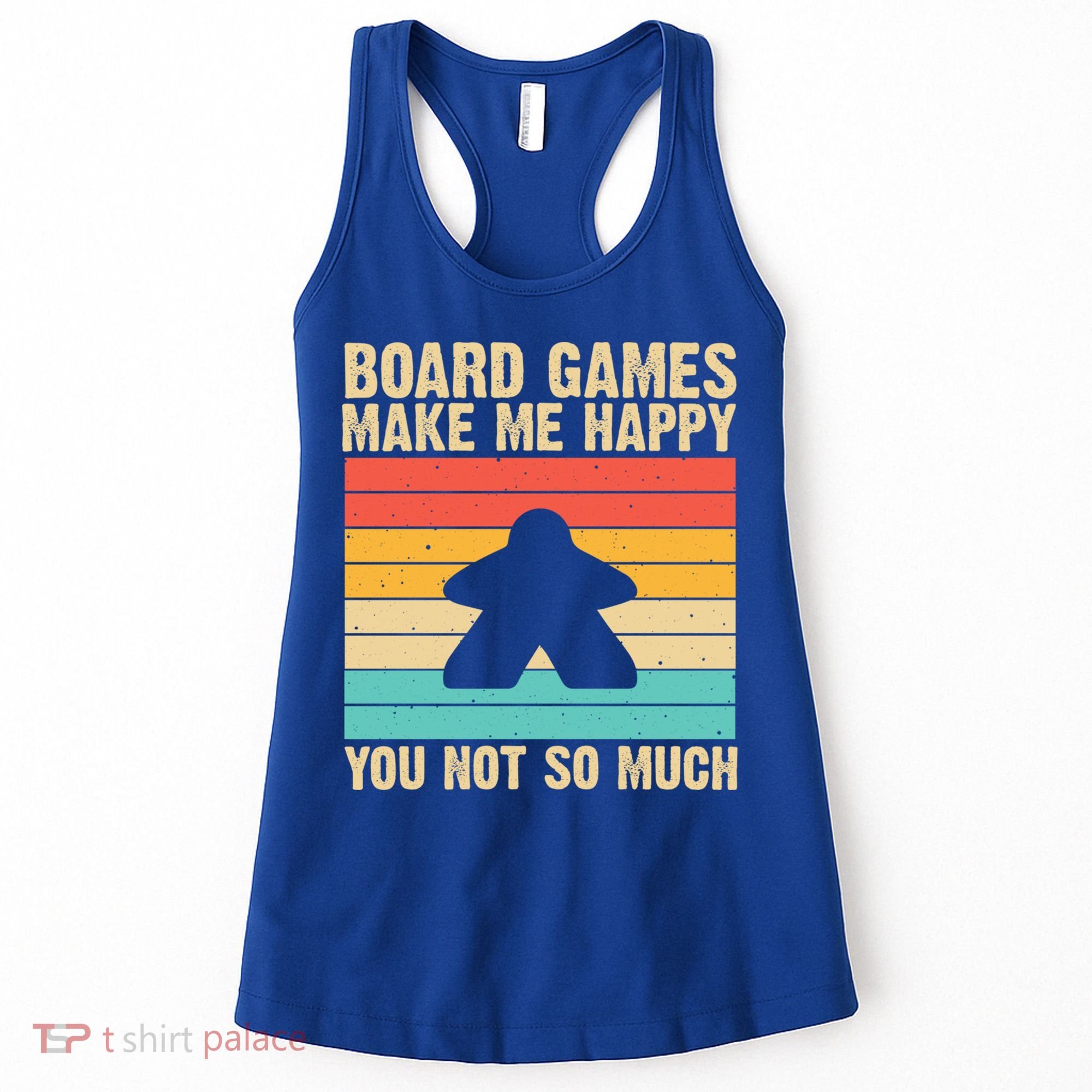 Cool Board Games Meeple Gaming Nerd Game Night Cool Gift Women's Tank Top