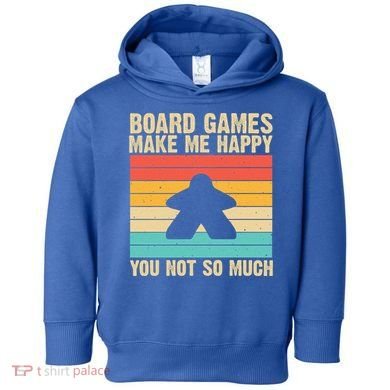 Cool Board Games Meeple Gaming Nerd Game Night Cool Gift Toddler Hoodie