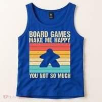Cool Board Games Meeple Gaming Nerd Game Night Cool Gift Tank Top thumb 2