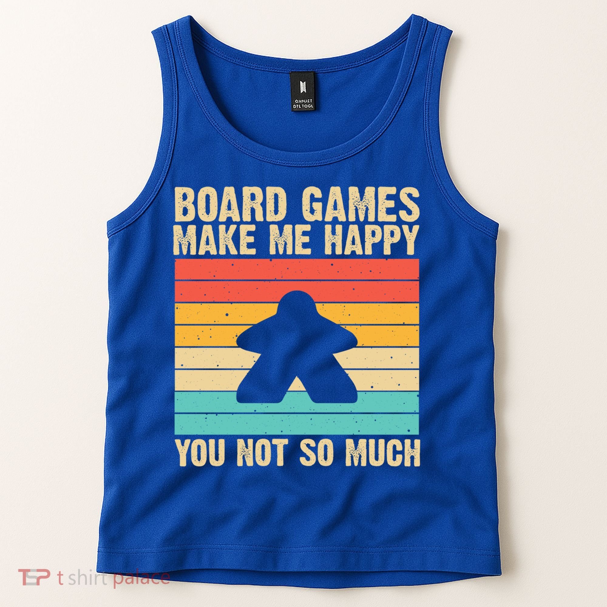 Cool Board Games Meeple Gaming Nerd Game Night Cool Gift Tank Top