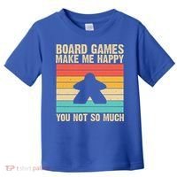 Cool Board Games Meeple Gaming Nerd Game Night Cool Gift Toddler T-Shirt thumb 0