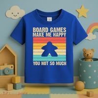 Cool Board Games Meeple Gaming Nerd Game Night Cool Gift Toddler T-Shirt thumb 3