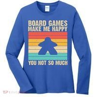 Cool Board Games Meeple Gaming Nerd Game Night Cool Gift Women's Long Sleeve Shirt thumb 0